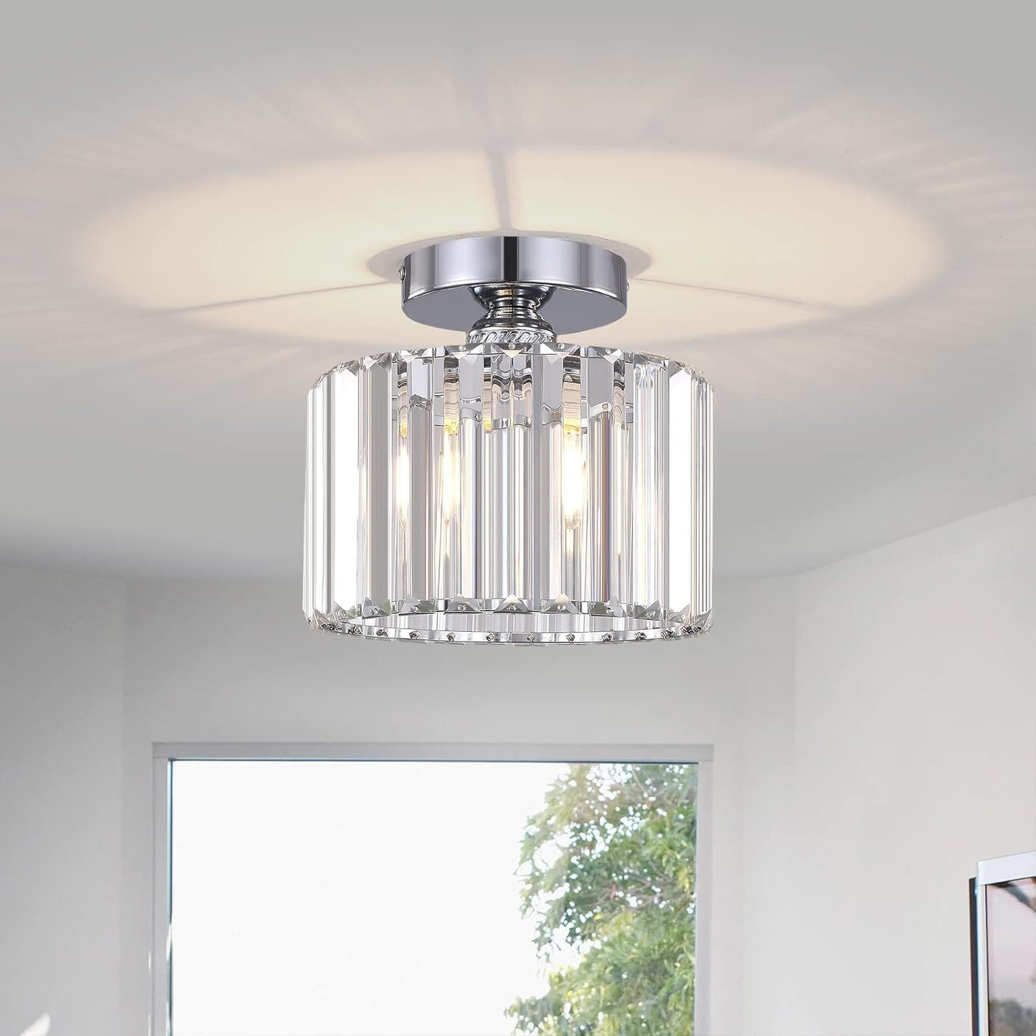 Crystal Ceiling Light with LED