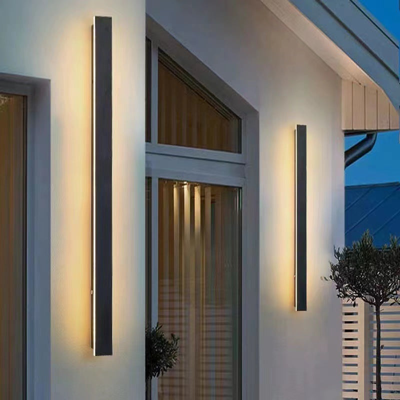 Waterproof Outdoor LED Strip Wall Lamp Minimalist Design IP65
