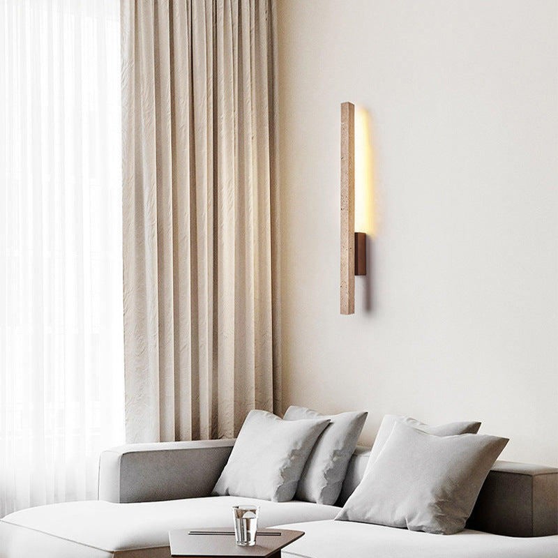 Japanese Style Stone Texture LED Wall Lamp