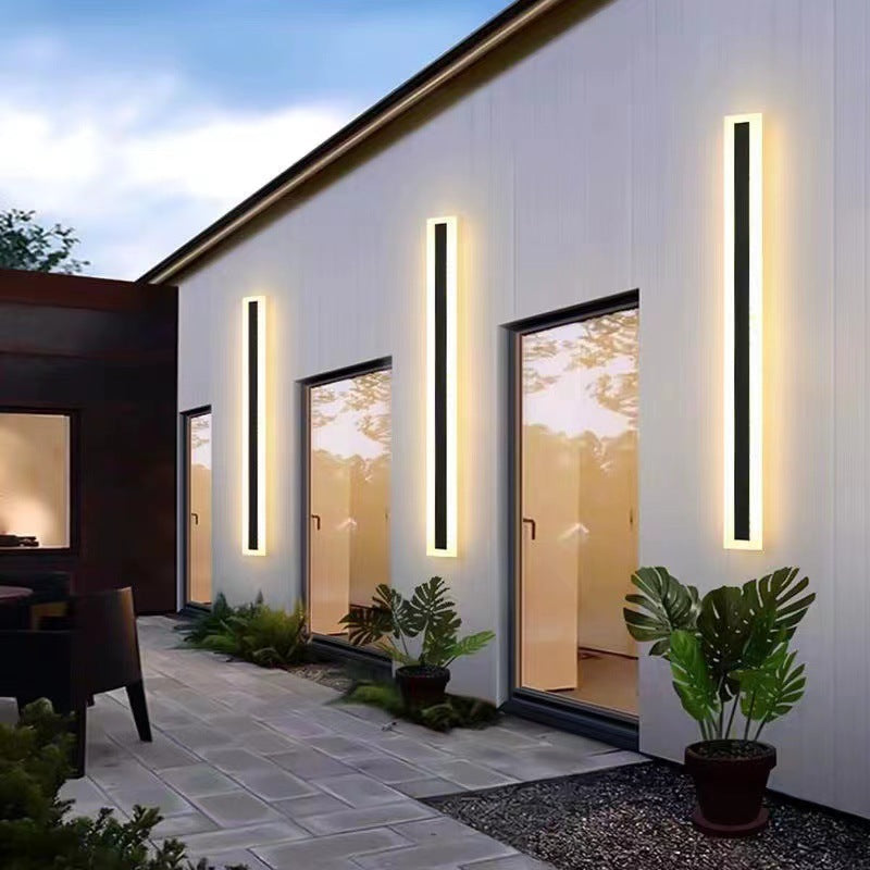 Waterproof Outdoor LED Strip Wall Lamp Minimalist Design IP65