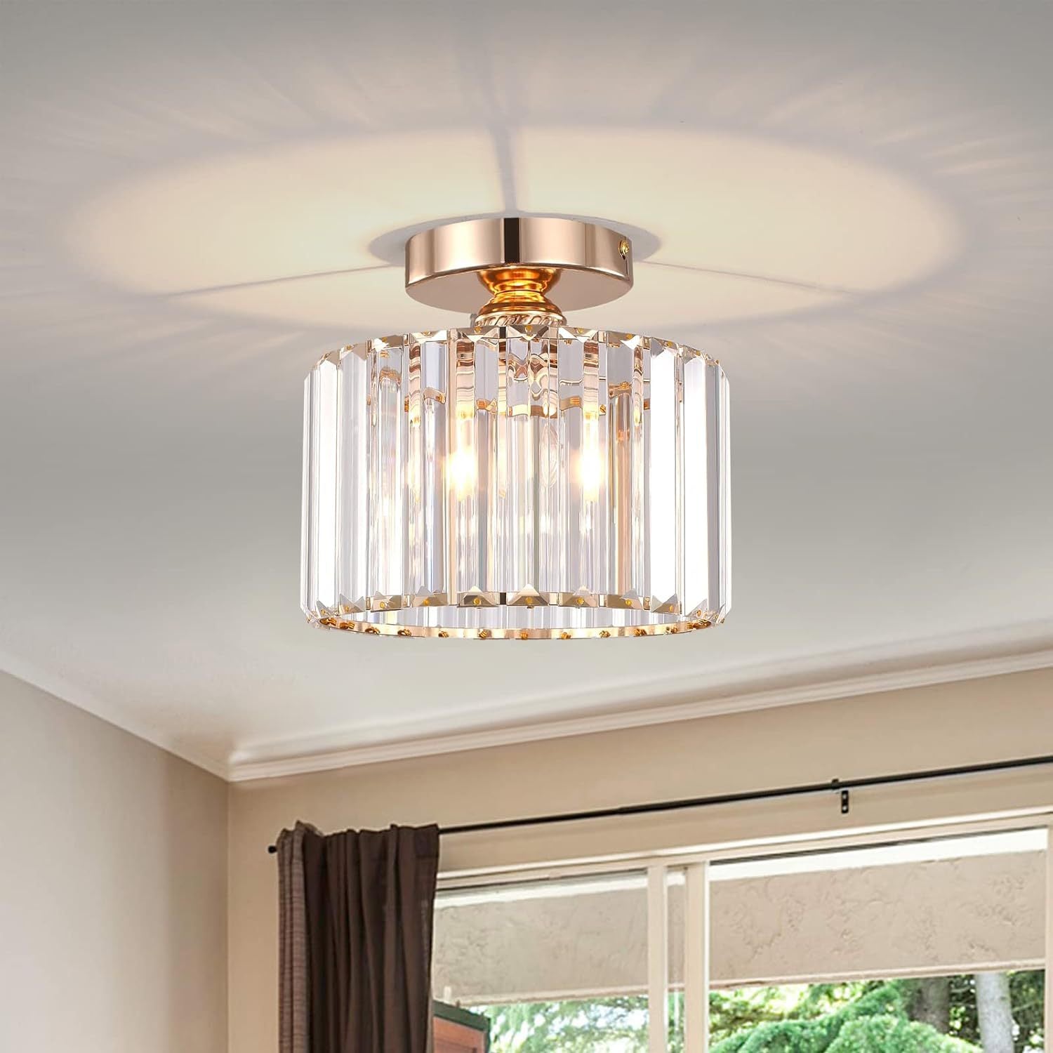 Crystal Ceiling Light with LED