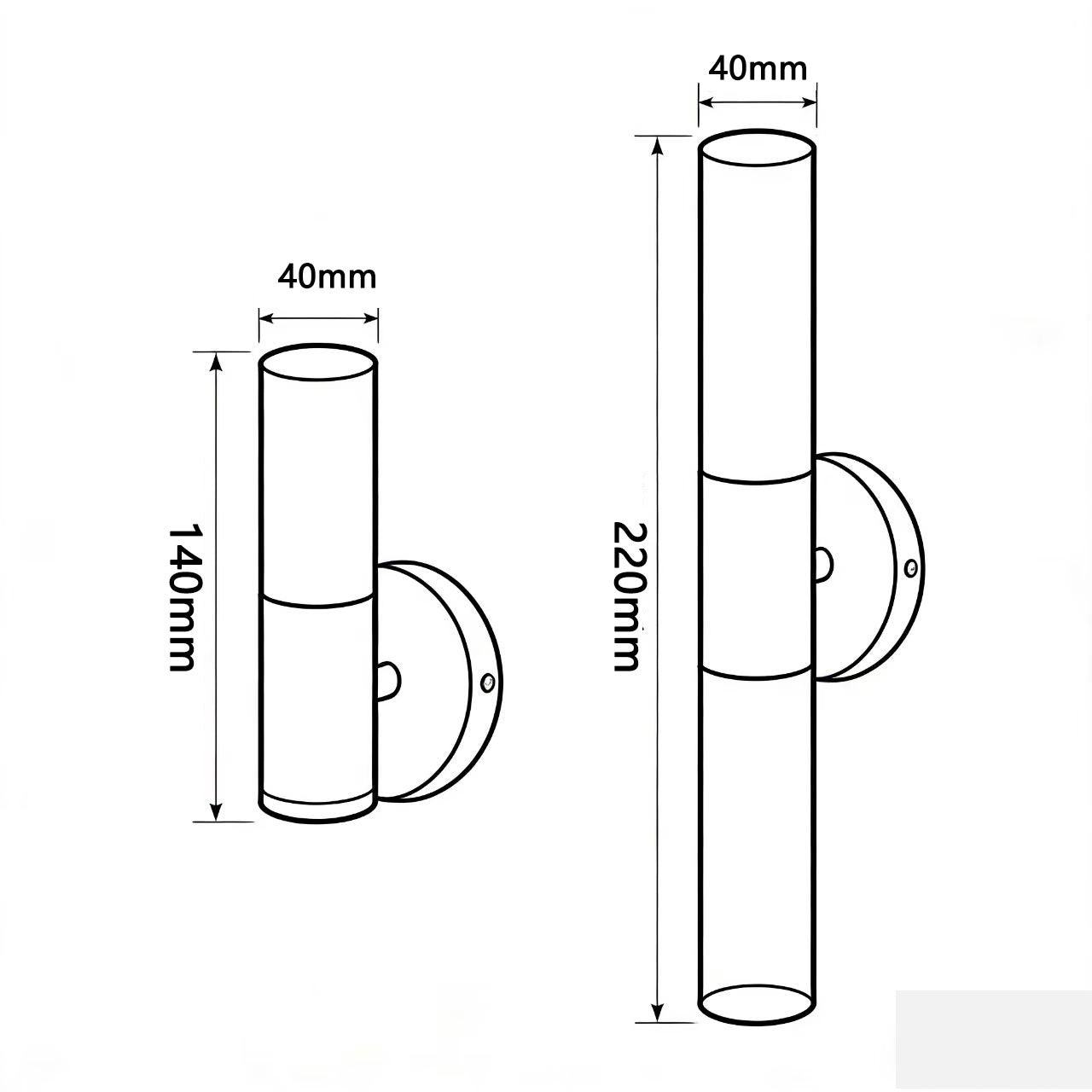 Cylindrical Wall Lamp